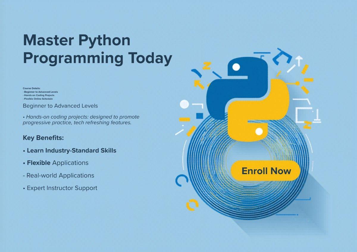 Industry-Focused Python Programming Training with Live Mentorship